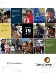 2007 Annual Report - The Shea Center