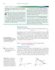 Subtracting Vectors Components of a Vector