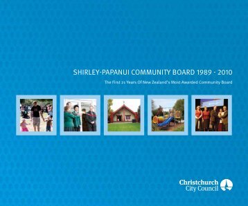 Shirley-Papanui Community Board 1989-2010 - Christchurch City ...