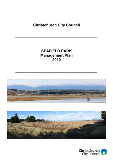 Seafield Park Management Plan - Christchurch City Council
