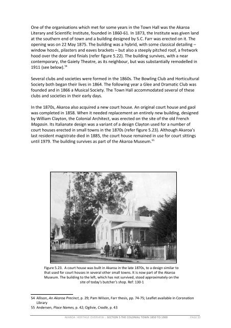Akaroa Historical Overview - Christchurch City Council
