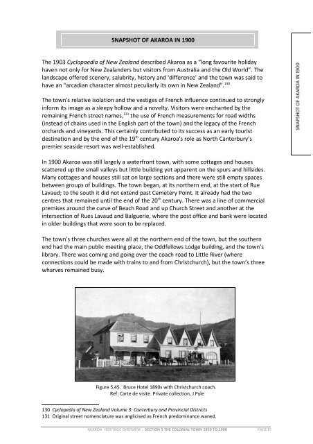 Akaroa Historical Overview - Christchurch City Council