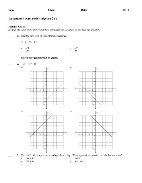 ExamView - 1st semester exam review 2011 free response.tst