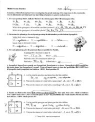 Bikini Bottom Genetics Name ï¬ll/MY Scientists at Bikini Bottoms ...