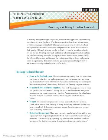 importance of giving and receiving constructive feedback The importance of giving and receiving constructive feedback to colleagues in the workplace “companies like google have invested more in employee support and employee satisfaction has risen as a result. importance of giving and receiving constructive feedback The importance of giving and receiving constructive feedback to colleagues in the workplace “companies like google have invested more in employee support and employee satisfaction has risen as a result.