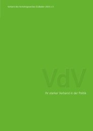 Verband des Verkehrsgewerbes Südbaden (VdV) e.V. Imagebroschüre