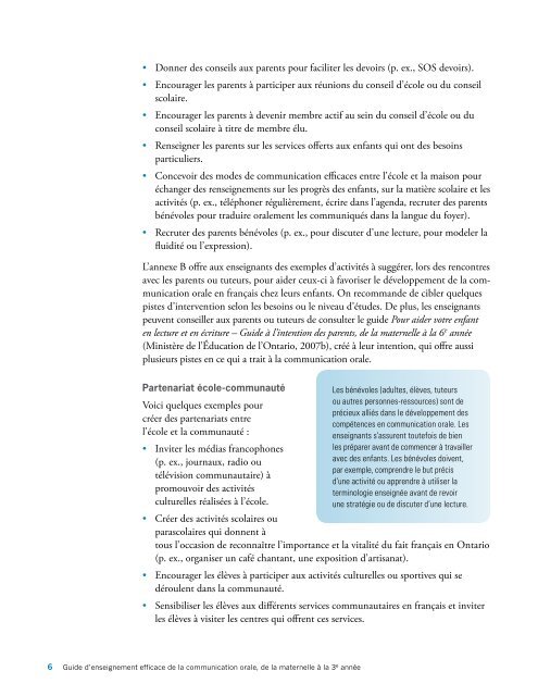 Guide d'enseignement efficace de la communication orale - L'@telier