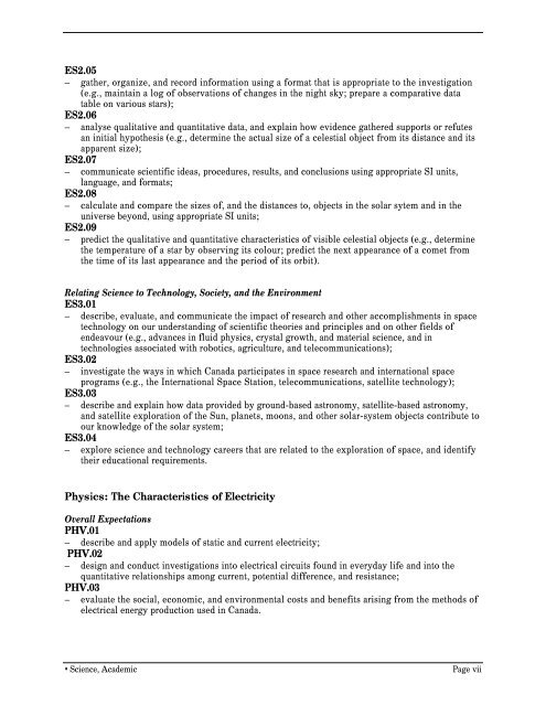 Course Profile - Curriculum Services Canada