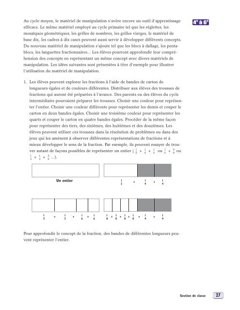 Guide d'enseignement efficace des mathématiques, de la ... - L'@telier