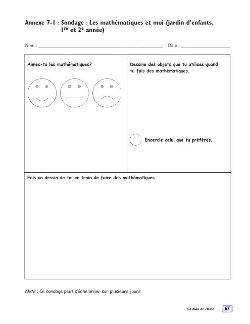 Guide d'enseignement efficace des mathématiques, de la ... - L'@telier