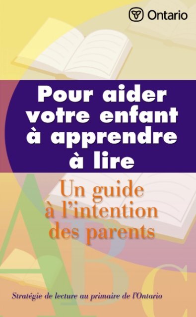 Guide à l'intention des parents