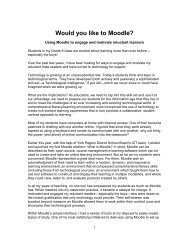 Would you like to Moodle?