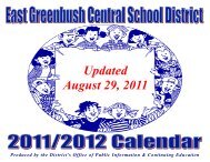 7 - East Greenbush Central School