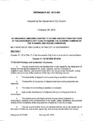 ORDINANCE NO. 2012-005 Adopted by the Sacramento City ...