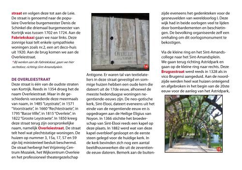 Magazine De Luxe 2013: Pius X - Overleie - Stad Kortrijk