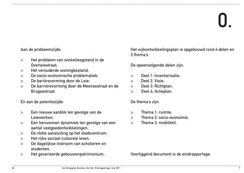 Het Toekomstplan: Inventarisatie - Stad Kortrijk