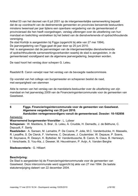 zitting van GR van 10 mei 2010.pdf - Stad Kortrijk