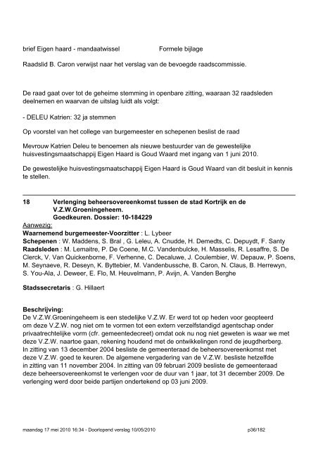 zitting van GR van 10 mei 2010.pdf - Stad Kortrijk