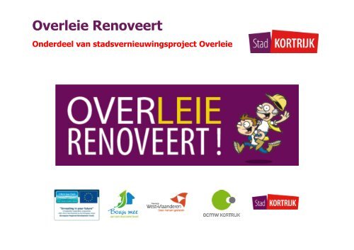 Overleie Renoveert Dries Baekelandt - Stad Kortrijk