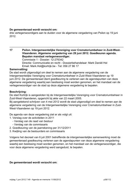 20120611gr AGENDA en Memorie van Toelichting.pdf - Stad Kortrijk