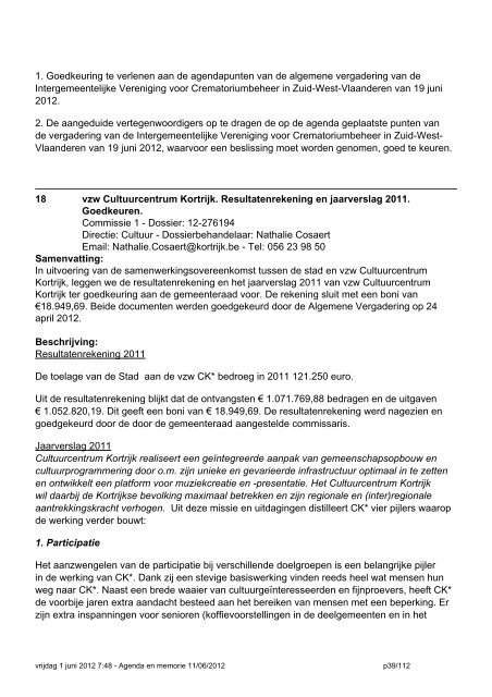 20120611gr AGENDA en Memorie van Toelichting.pdf - Stad Kortrijk