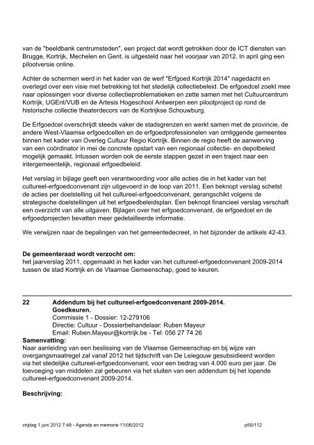 20120611gr AGENDA en Memorie van Toelichting.pdf - Stad Kortrijk