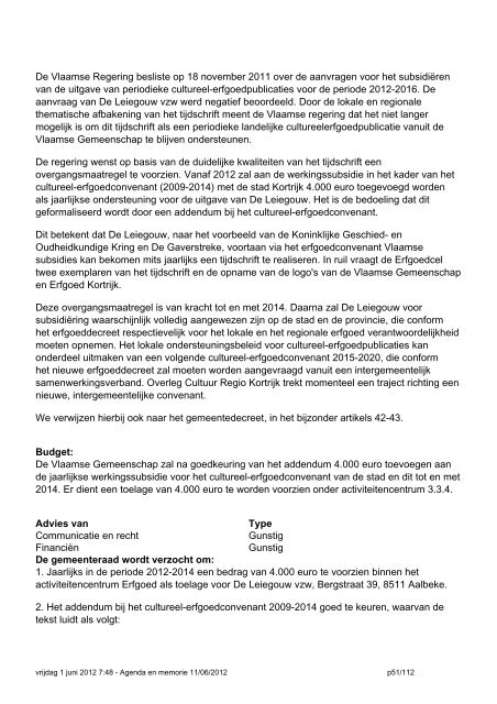 20120611gr AGENDA en Memorie van Toelichting.pdf - Stad Kortrijk