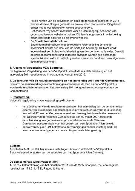 20120611gr AGENDA en Memorie van Toelichting.pdf - Stad Kortrijk