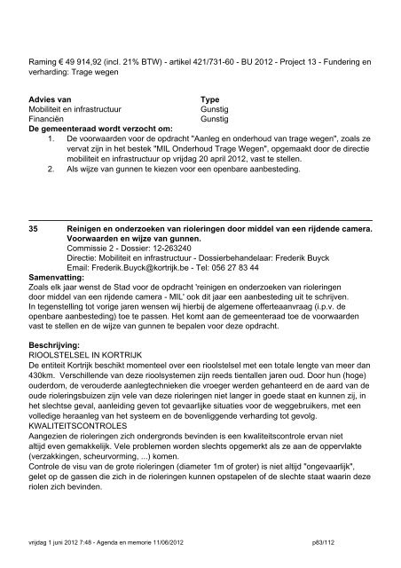 20120611gr AGENDA en Memorie van Toelichting.pdf - Stad Kortrijk