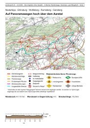 Auf Panoramawegen hoch über dem Aaretal