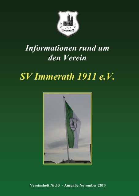 Heft 13 SV Immerath