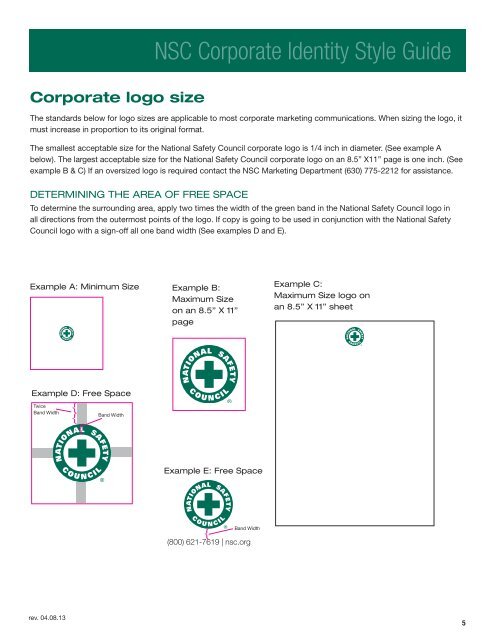 NSC_Identity_Writing_style-guide - National Safety Council