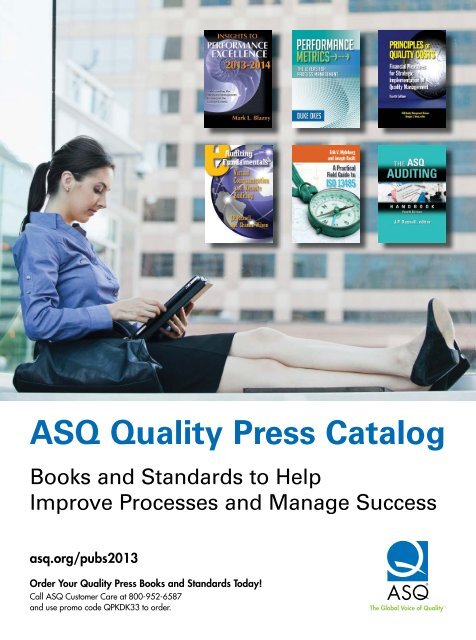 ASQ Quality Press Catalog - American Society for Quality