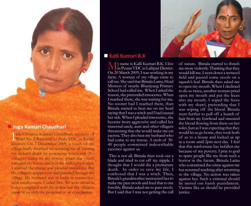 Accused Witchcraft - Care Nepal