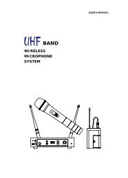 WIRELESS MICROPHONE SYSTEM