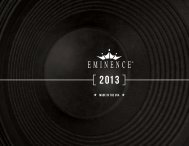 2013 USA Catalog - Eminence Speaker