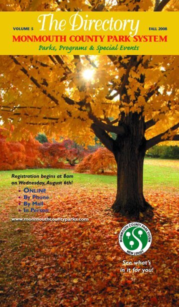 Vol. V '08 for pdf - Monmouth County Park System