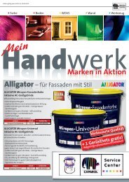 Handwerk Marken in Aktion - Farben Brunner