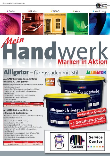 Handwerk Marken in Aktion - Farben Brunner