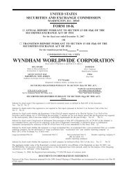 2007 Annual Report on Form 10-K - Wyndham Worldwide