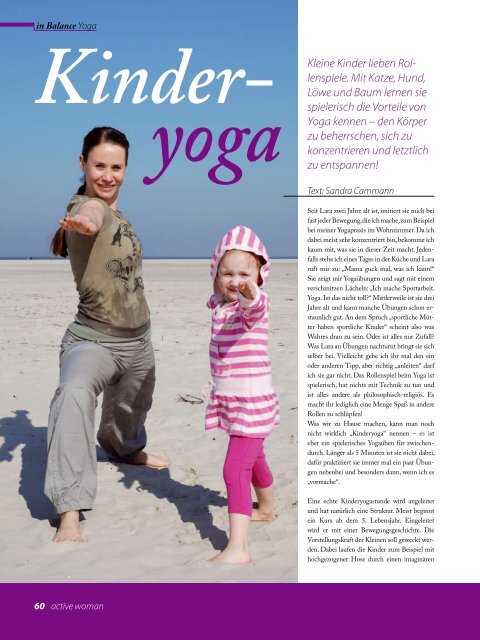 Kinderyoga - Sandra Cammann