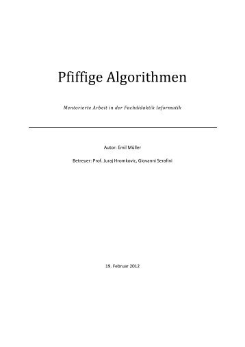 Pfiffige Algorithmen - ABZ