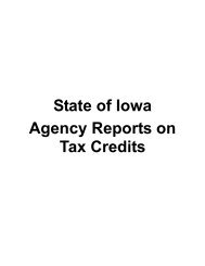 Information on the 260E Tax Credit - Iowa Department of Management