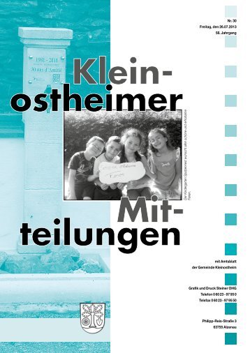 Ausgabe 30 2013.pdf - Kleinostheim