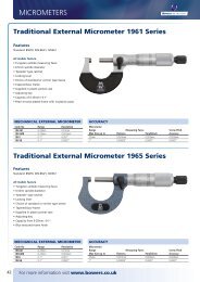 MICROMETERS - Bowers UK