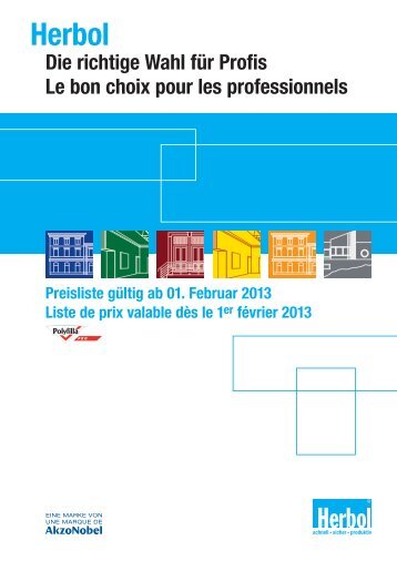 Download liste de prix Herbol PDF