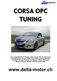 corsa opc tuning - Delta Motor