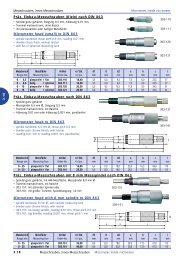 Präz. Einbau-Messschrauben (Klein) nach DIN 863 Micrometer ...