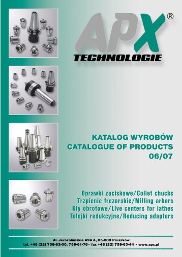 APX Katalog - REJA NarzÄdzia