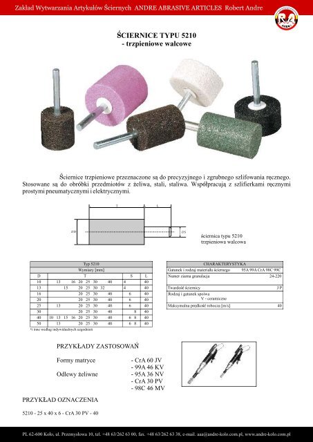 Katalog Andre - DAKO